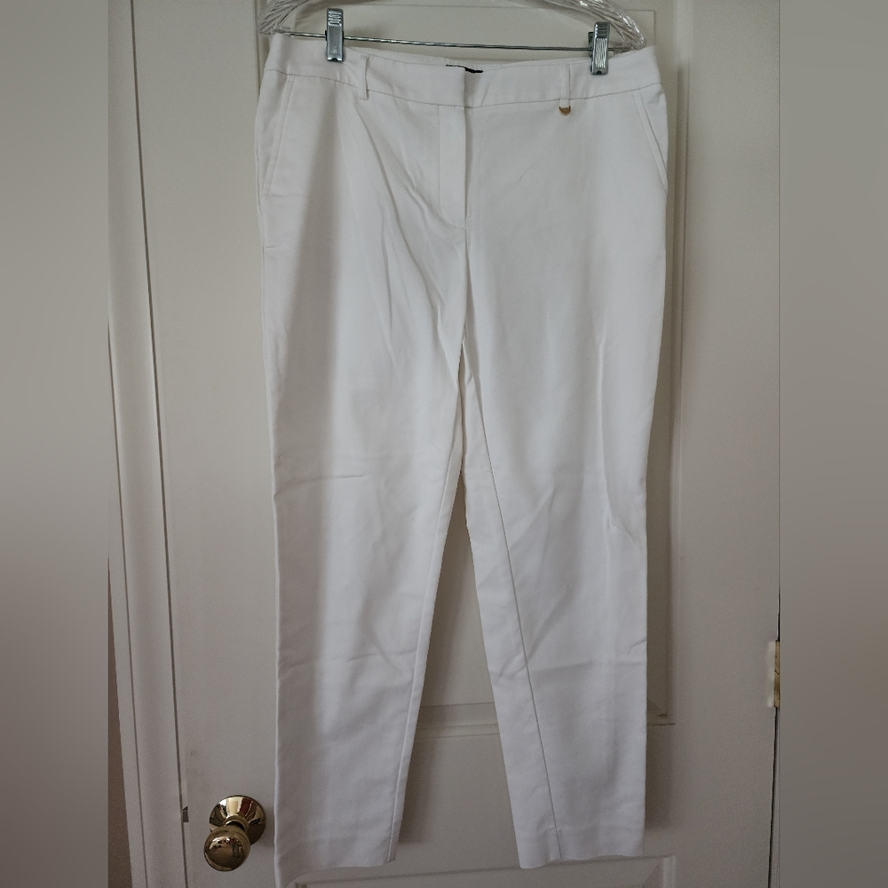 Jones New York Grace Ankle Pants in White Sz 10